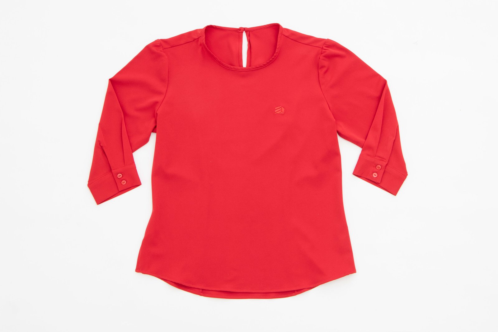 Blusa Roja Manga 3/4