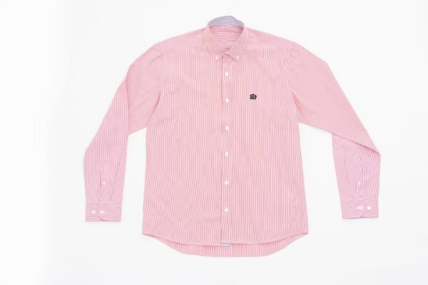 Camisa líneas rosadas