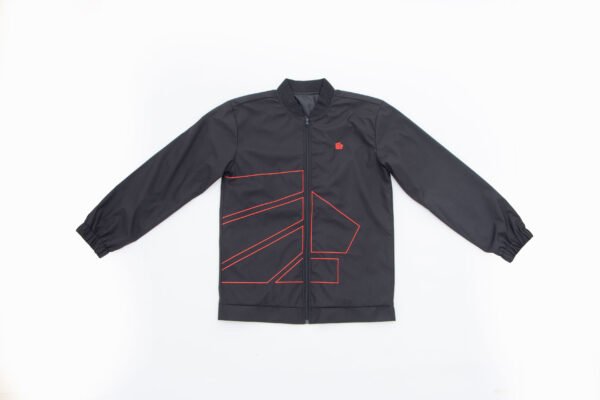 Jacket negra con logo BAC