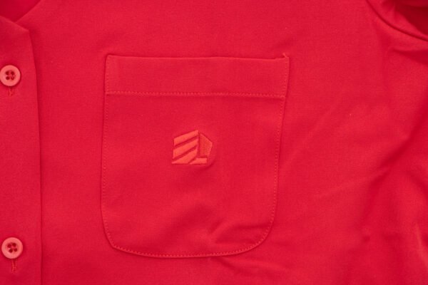 Blusa Roja Cuello en V