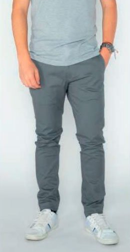 Pantalón gabardina gris